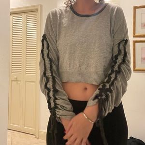 BCBGeneration long sleeve crop top